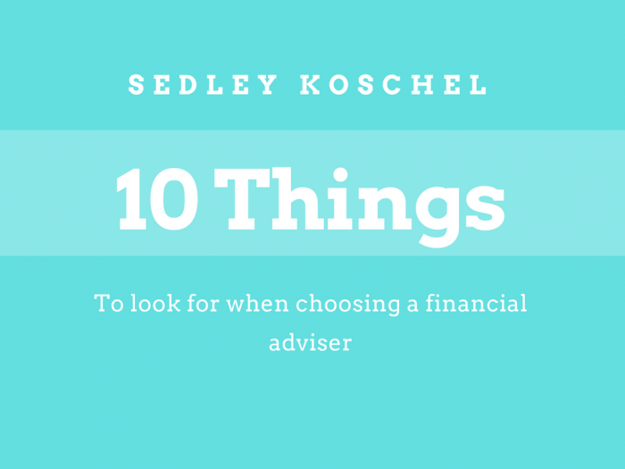 Sydley Koschel Financial Adviser